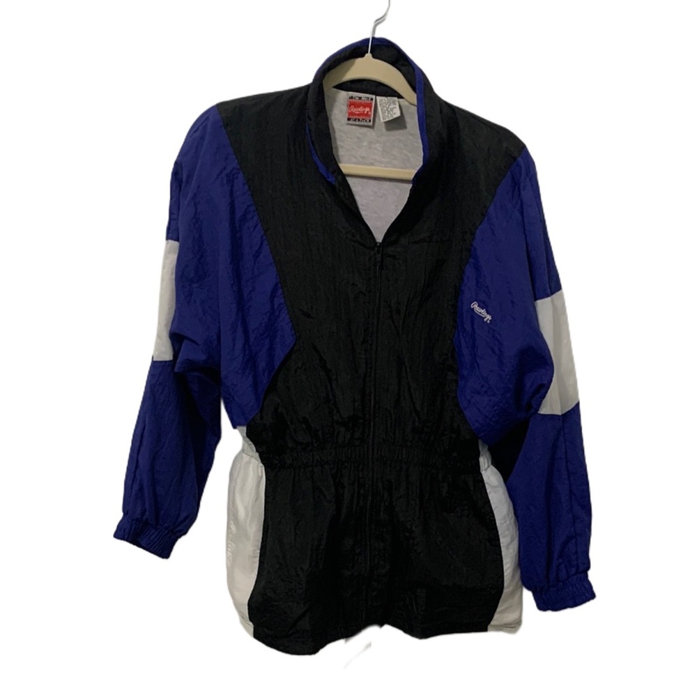 Vintage Rawlings Nylon Windbreaker Longline Jacket